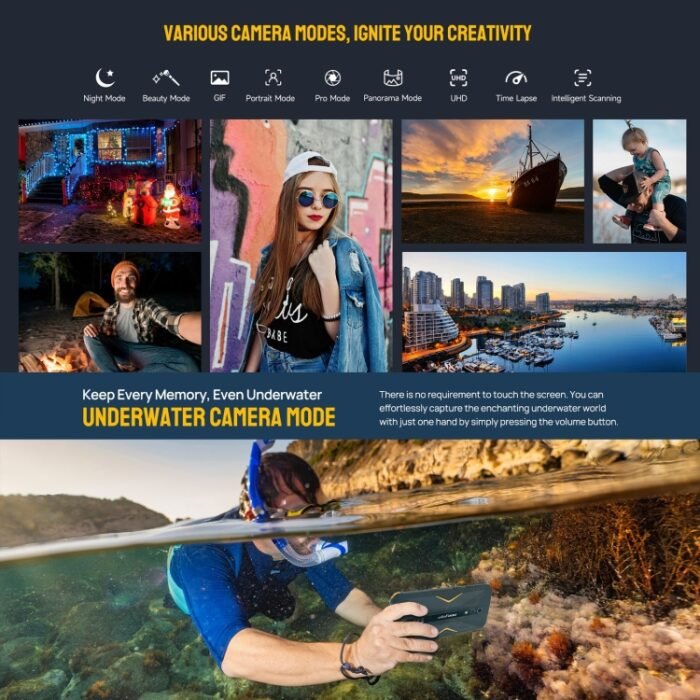 Ulefone Armor X12 Pro, IP68/IP69K Rugged Phone, 5.45 inch Android 13 MediaTek Helio G36 Octa Core, Network: 4G, NFC, 4GB+64GB - Image 7