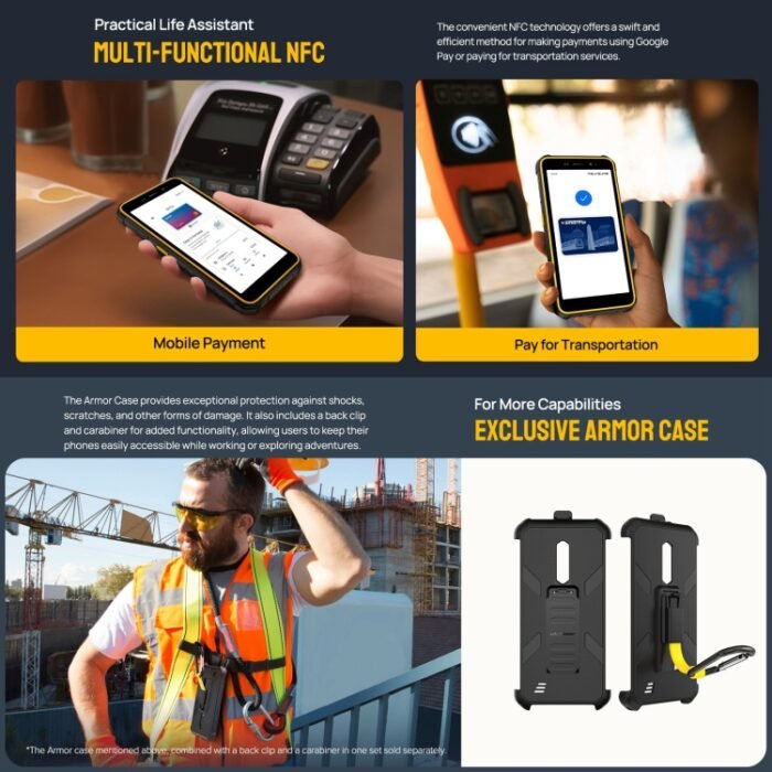 Ulefone Armor X12 Pro, IP68/IP69K Rugged Phone, 5.45 inch Android 13 MediaTek Helio G36 Octa Core, Network: 4G, NFC, 4GB+64GB - Image 9