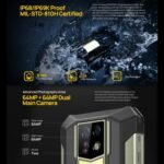 Ulefone Armor 24, Rugged Phone, Side Fingerprint, 22000mAh, 6.78 inch Android 13 MediaTek Helio G96 Octa Core, Network: 4G, NFC, Armor 24 - Image 7