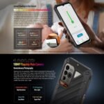 Ulefone Power Armor 18 Ultra Version 5G Thermometer Rugged Phone, Side Fingerprint, 6.58 inch Android 13 MediaTek Dimensity 7050 Octa Core up to 2.6GHz, Network: 5G, NFC, OTG, Power Armor 18 Ultra Version - Image 4