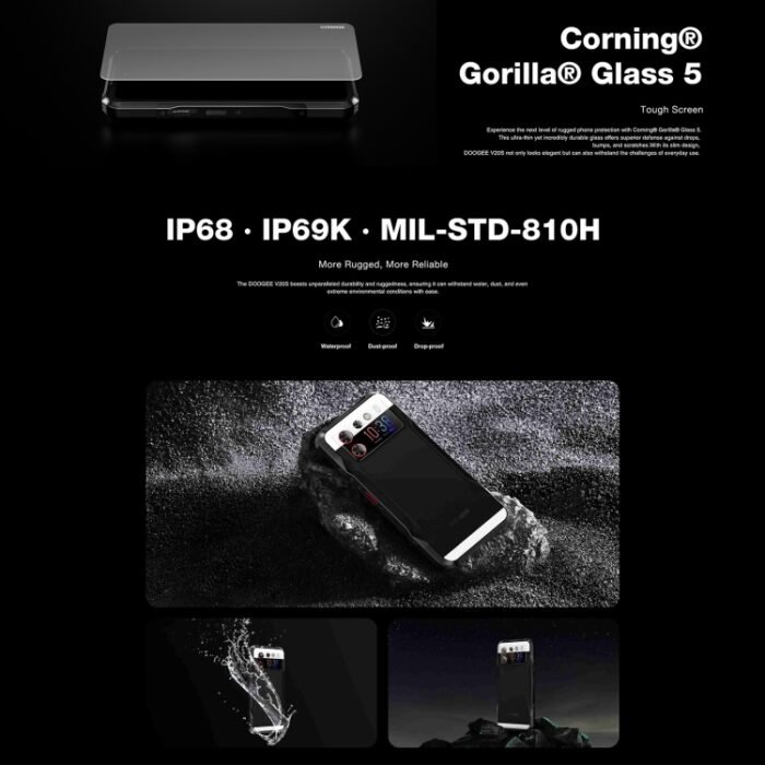 DOOGEE V20S, Side Fingerprint, 6.43 inch Android 13 Dimensity 6020 Octa Core 2.2GHz, Network: 5G, OTG, NFC, Support Google Pay, 12GB+256GB - Image 18