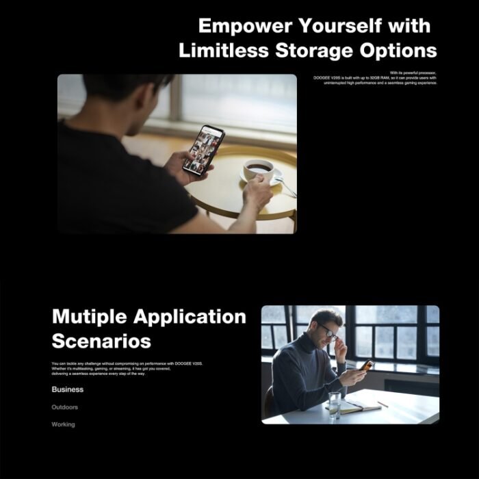 DOOGEE V20S, Side Fingerprint, 6.43 inch Android 13 Dimensity 6020 Octa Core 2.2GHz, Network: 5G, OTG, NFC, Support Google Pay, 12GB+256GB - Image 19