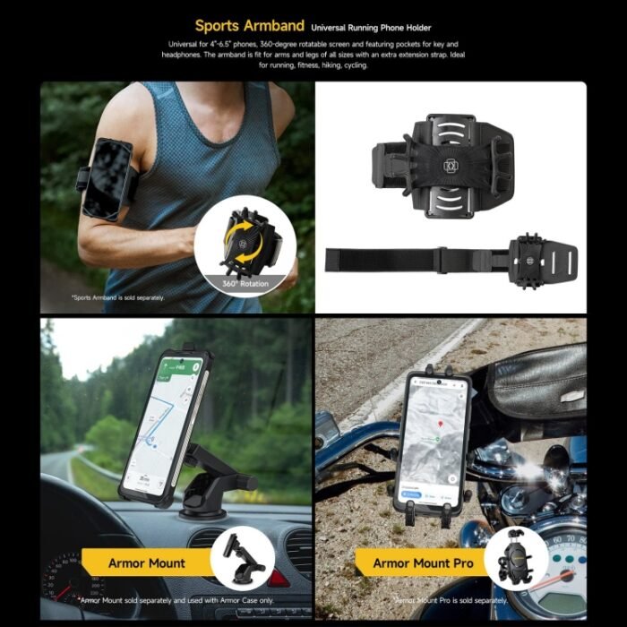 Ulefone Armor 23 Ultra Rugged Phone, 6.78 inch Android 13 MediaTek Dimensity 8020 Octa Core up to 2.6GHz, Network: 5G, NFC, OTG, Satellite Messaging, 12GB+512GB - Image 19