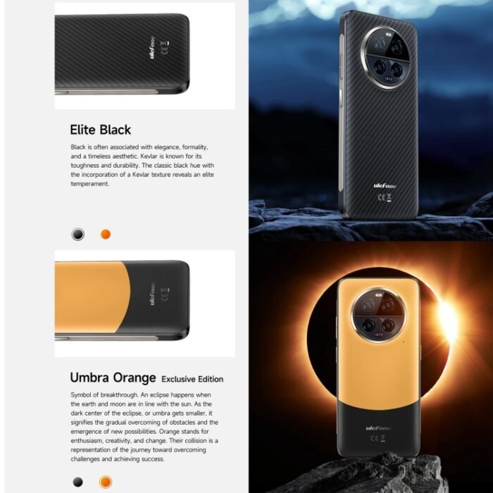 Ulefone Armor 23 Ultra Rugged Phone, 6.78 inch Android 13 MediaTek Dimensity 8020 Octa Core up to 2.6GHz, Network: 5G, NFC, OTG, Satellite Messaging, 12GB+512GB - Image 7