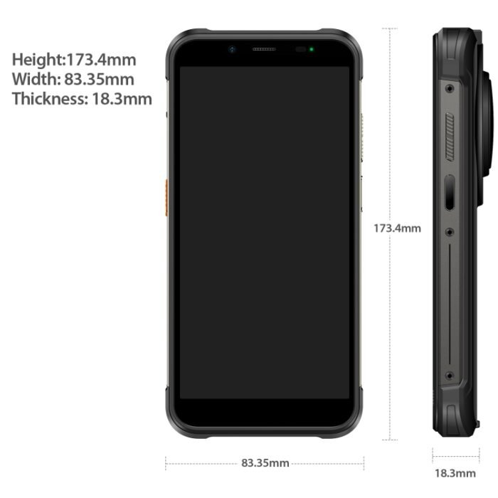 Ulefone Power Armor 16S Rugged Phone, 9600mAh Battery, Side Fingerprint, 5.93 inch Android 13 Unisoc T616 Octa Core up to 2.0GHz, Network: 4G, NFC, OTG, Armor 16S - Image 18