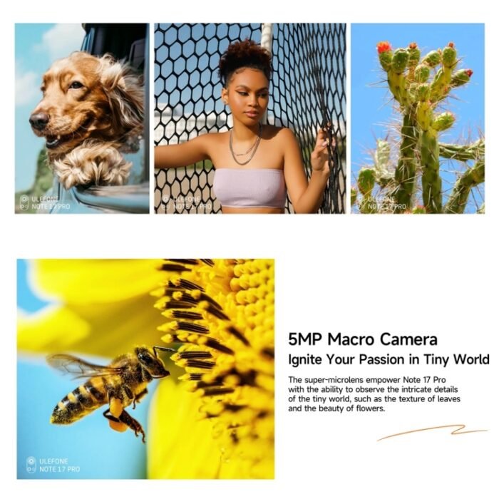 Ulefone Note 17 Pro, Screen Fingerprint, 6.78 inch Android 13 MediaTek Helio G99 MTK6789 Octa Core, NFC, Network: 4G, 12GB+256GB - Image 9