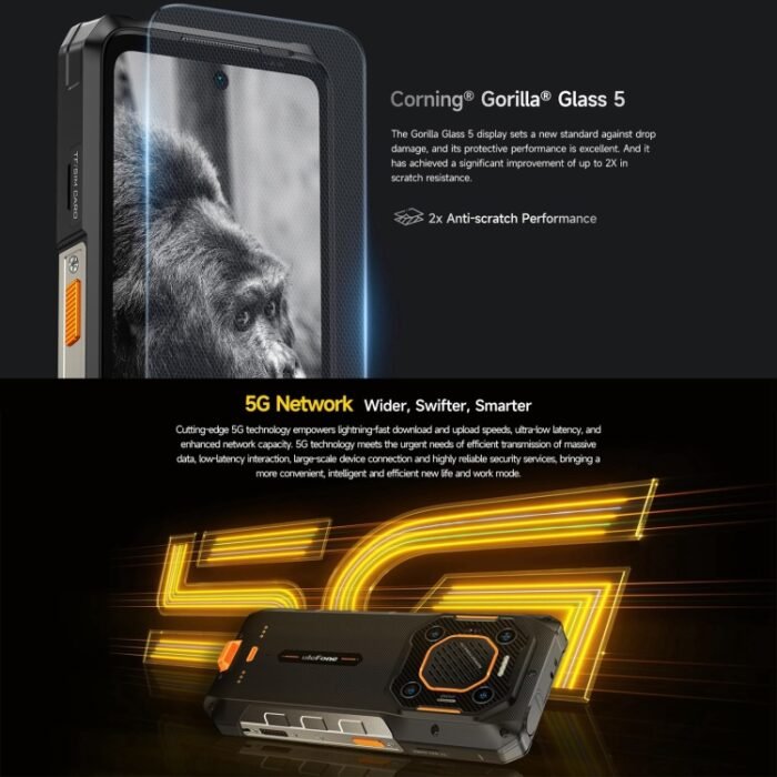 Ulefone Armor 26 Ultra Rugged Phone, 6.78 inch Android 13 MediaTek Dimensity 8020 Octa Core, Network: 5G, NFC, 12GB+512GB - Image 14