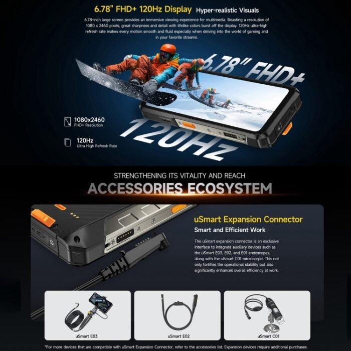 Ulefone Armor 26 Ultra Rugged Phone, 6.78 inch Android 13 MediaTek Dimensity 8020 Octa Core, Network: 5G, NFC, 12GB+512GB - Image 16