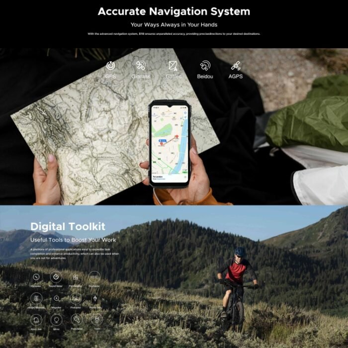 DOOGEE S118 Rugged Phone, 6.58 inch Android 14 MediaTek Helio G99 Octa Core, Network: 4G, OTG, NFC, 8GB+512GB - Image 17