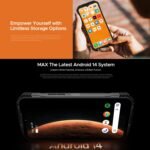 DOOGEE Vmax Plus 5G Rugged Phone, 6.58 inch Android 14 MediaTek Dimensity 7050 Octa Core, Network: 5G, OTG, NFC, 16GB+512GB - Image 8
