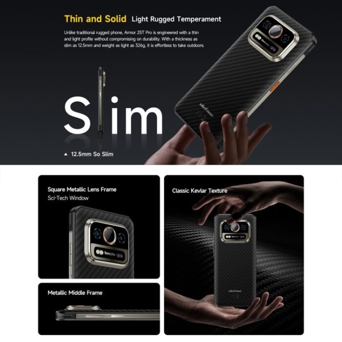 Ulefone Armor 25T Pro Rugged Phone, Thermal Imaging, 6.78 inch Android 14 MediaTek Dimensity 6300 Octa Core, Network: 5G, NFC, Armor 25T Pro - Image 7