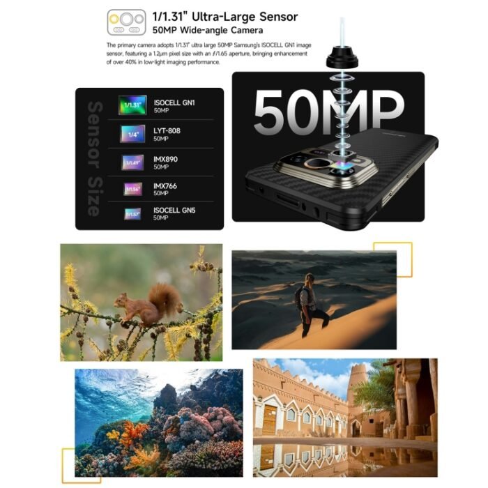 Ulefone Armor 25T Pro Rugged Phone, Thermal Imaging, 6.78 inch Android 14 MediaTek Dimensity 6300 Octa Core, Network: 5G, NFC, Armor 25T Pro - Image 9