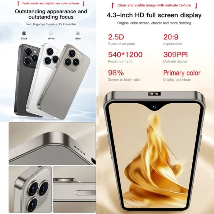 SOYES XS18 Pro Max, 2GB+16GB, Face ID, 4.3 inch Android 8.1 MTK6737A Quad Core, Network: 4G, OTG, Dual SIM, XS18 Pro Max - Image 5