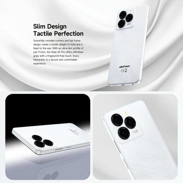 Ulefone Note 20 Pro, 4GB+256GB, Face ID & Side Fingerprint, 6000mAh, 6.75 inch Android 14 Unisoc T606 Octa Core, Network: 4G, Dual SIM, OTG, 4GB+256GB - Image 3