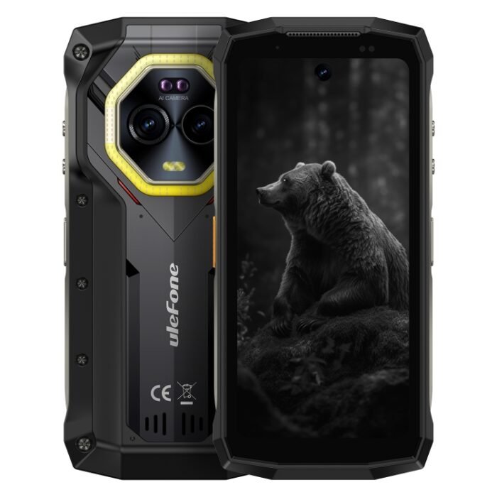 MPH2633B.jpg Ulefone Armor Mini 20, Night Vision, 8GB+256GB, IP68/IP69K Rugged Phone, 4.7 inch Android 14 MediaTek Dimensity 6300 Octa Core, Network: 4G, NFC, OTG, Armor Mini 20 - Image 1