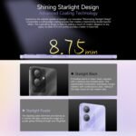 Ulefone Note 21, 4GB+128GB, Face ID & Fingerprint, 6.56 inch Android 14 Unisoc T606 Octa Core, Network: 4G, Dual SIM, OTG - Image 3