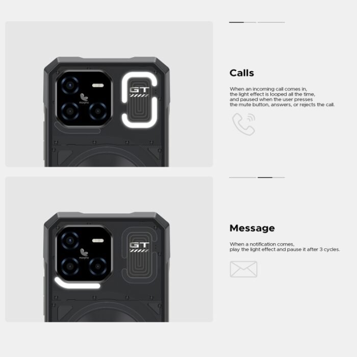 DOOGEE Blade GT 5G, 12GB+256GB, 6.72 inch Android 14 Dimensity 7050 Octa Core, Network: 5G, OTG, NFC, LED Light Effect, Blade GT 5G 12GB+256GB - Image 3