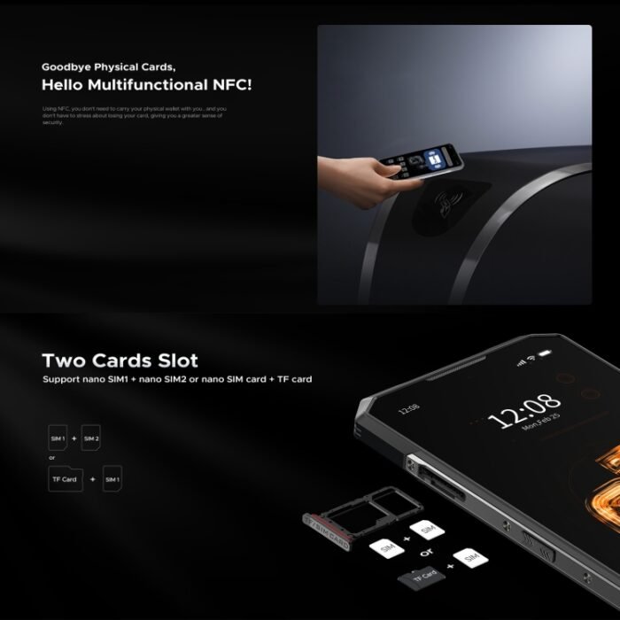 DOOGEE Blade GT 5G, 12GB+256GB, 6.72 inch Android 14 Dimensity 7050 Octa Core, Network: 5G, OTG, NFC, LED Light Effect, Blade GT 5G 12GB+256GB - Image 26