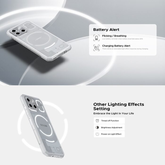 DOOGEE Blade GT 5G, 12GB+256GB, 6.72 inch Android 14 Dimensity 7050 Octa Core, Network: 5G, OTG, NFC, LED Light Effect, Blade GT 5G 12GB+256GB - Image 6