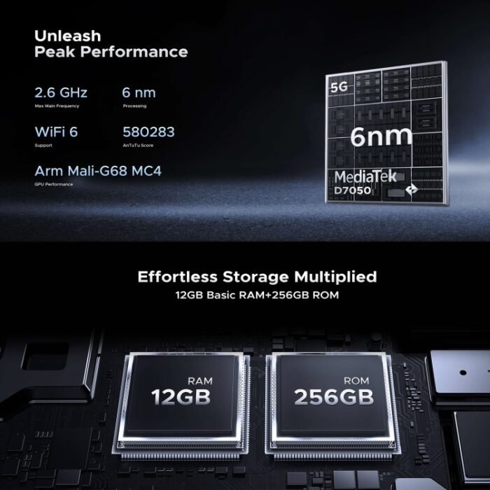 DOOGEE Blade GT 5G, 12GB+256GB, 6.72 inch Android 14 Dimensity 7050 Octa Core, Network: 5G, OTG, NFC, LED Light Effect, Blade GT 5G 12GB+256GB - Image 10