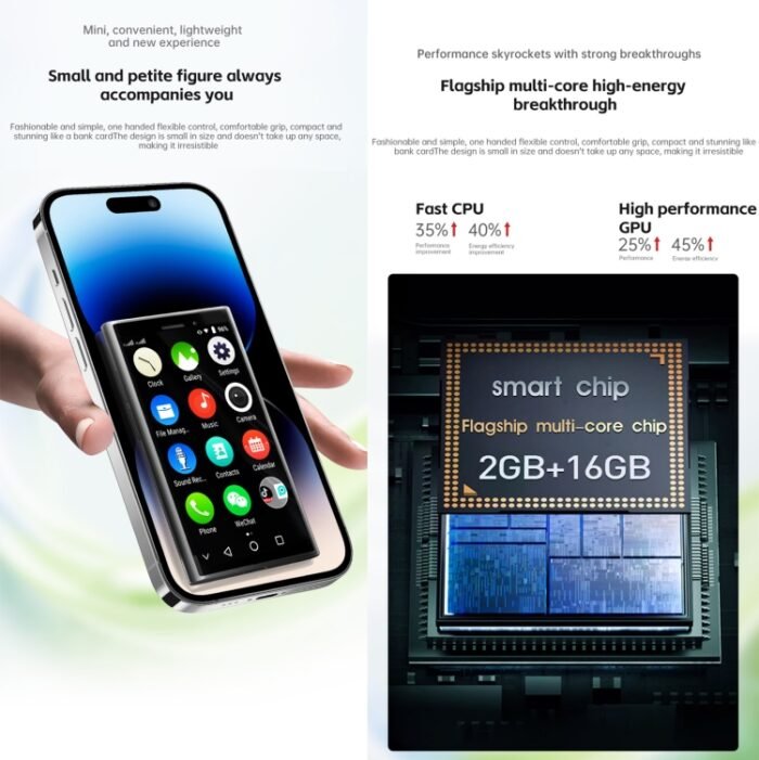 SOYES S24 Pro, 2GB+16GB, 3.0 inch Android 9.0 MTK6580 Quad Core, Bluetooth, WiFi, Network: 3G, Dual SIM - Image 3