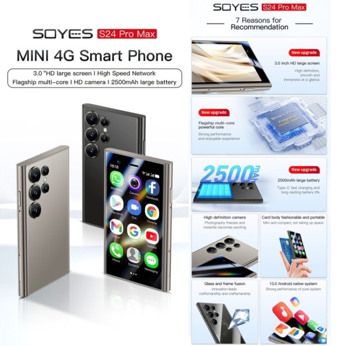 SOYES S24 Pro Max, 2GB+16GB, 3.0 inch Android 10.0 MTK6737M Quad Core, Bluetooth, WiFi, Network: 4G, Dual SIM, Support Google Play Store - Image 2