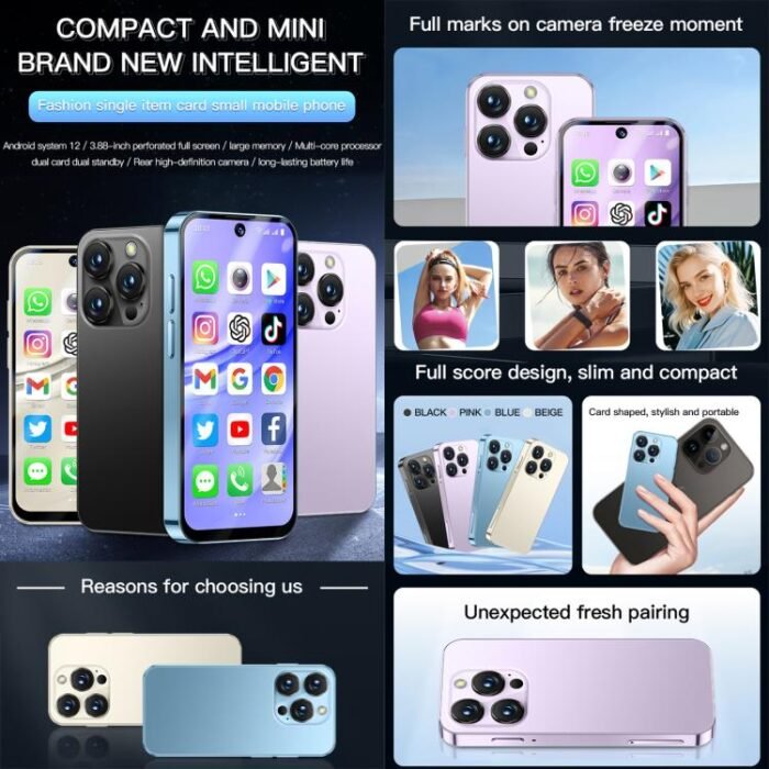 SOYES XS19 Pro, 4GB+64GB, 3.8 inch Android 12.0 MTK6762 Quad Core, Network: 4G, Dual SIM, GPS, OTG, Support Google Play Store, 4GB+64GB - Image 2