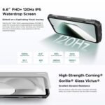 DOOGEE S Cyber Pro, Side Fingerprint, Night Vision, 12GB+512GB, 6.6 inch Android 14 Helio G100 Octa Core, Network: 4G, OTG, NFC - Image 7