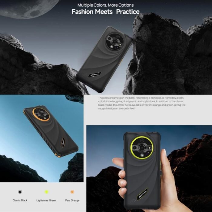 Ulefone Armor X31, 6GB+128GB, Night Vision, IP68/IP69K Rugged Phone, 6.56 inch Android 14 MediaTek Helio G91 Octa Core, Network: 4G, NFC, OTG, Armor X31 - Image 3