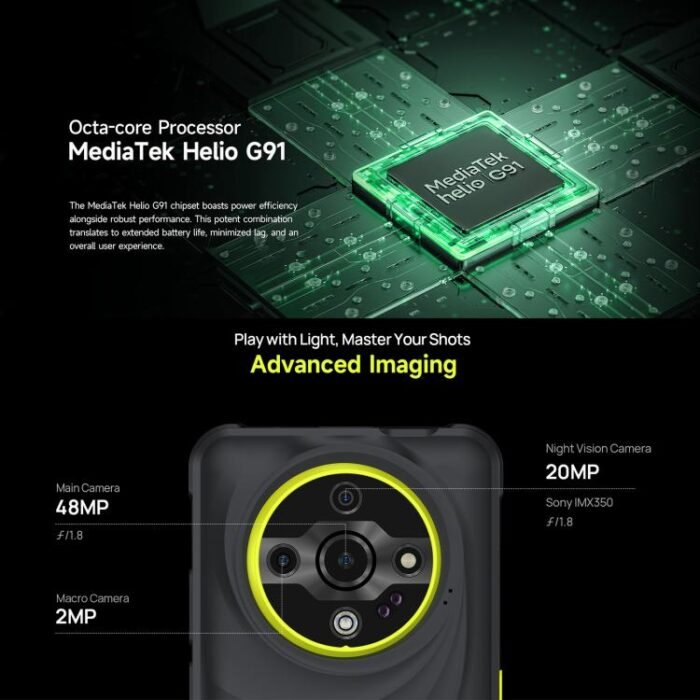 Ulefone Armor X31, 6GB+128GB, Night Vision, IP68/IP69K Rugged Phone, 6.56 inch Android 14 MediaTek Helio G91 Octa Core, Network: 4G, NFC, OTG, Armor X31 - Image 5