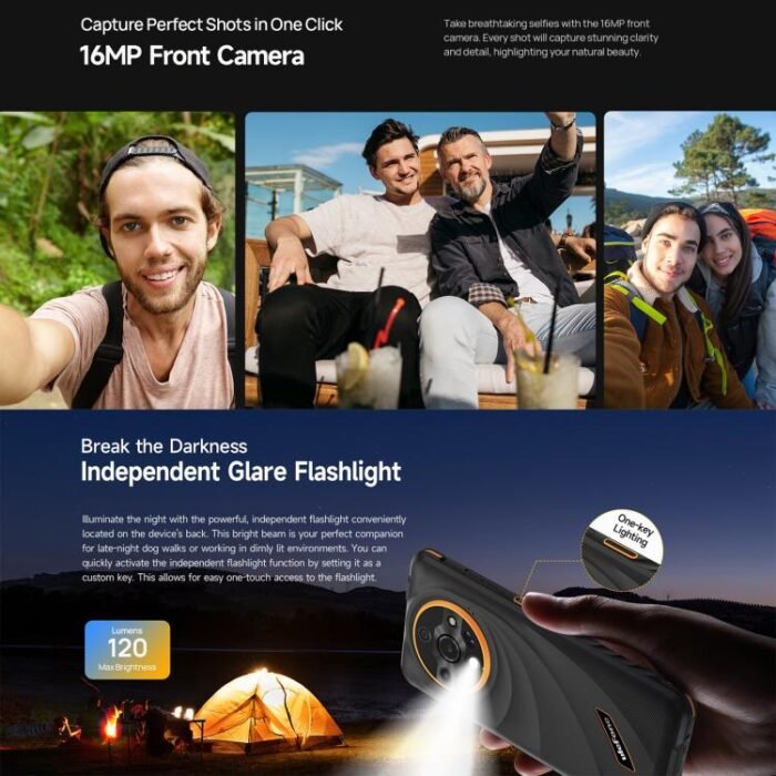 Ulefone Armor X31, 6GB+128GB, Night Vision, IP68/IP69K Rugged Phone, 6.56 inch Android 14 MediaTek Helio G91 Octa Core, Network: 4G, NFC, OTG, Armor X31 - Image 10