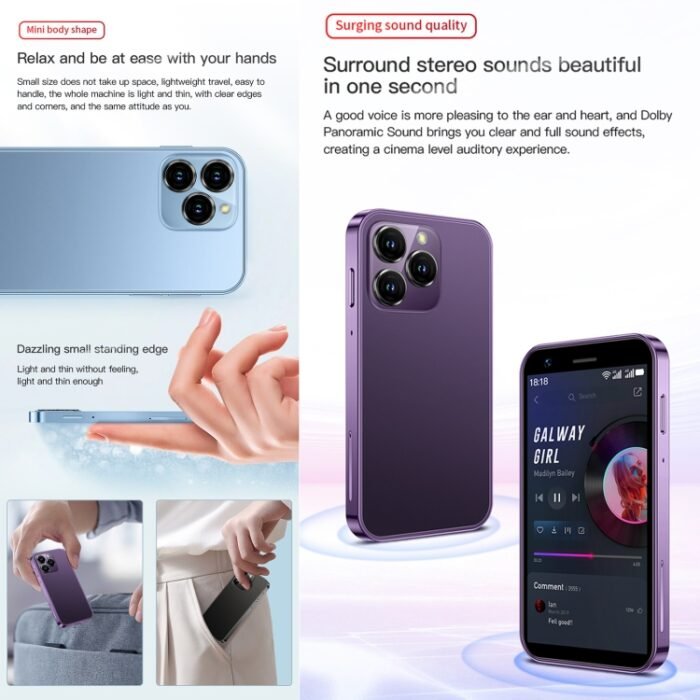 SOYES XS16, 2GB+16GB, 3.0 inch Android 10.0 MTK6737 Quad Core, Bluetooth, WiFi, Network: 4G, Dual SIM, Support Google Play Store, 2GB+16GB - Image 11