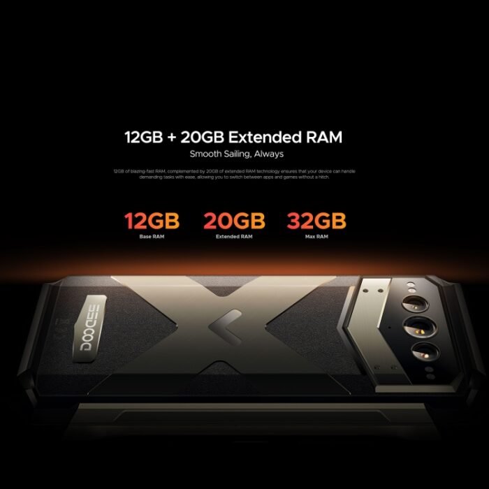 DOOGEE V Max Pro Rugged Phone, 12GB+512GB, 6.58 inch Android 14 Dimensity 7050 Octa Core 2.6GHz, Network: 5G, OTG, NFC - Image 7