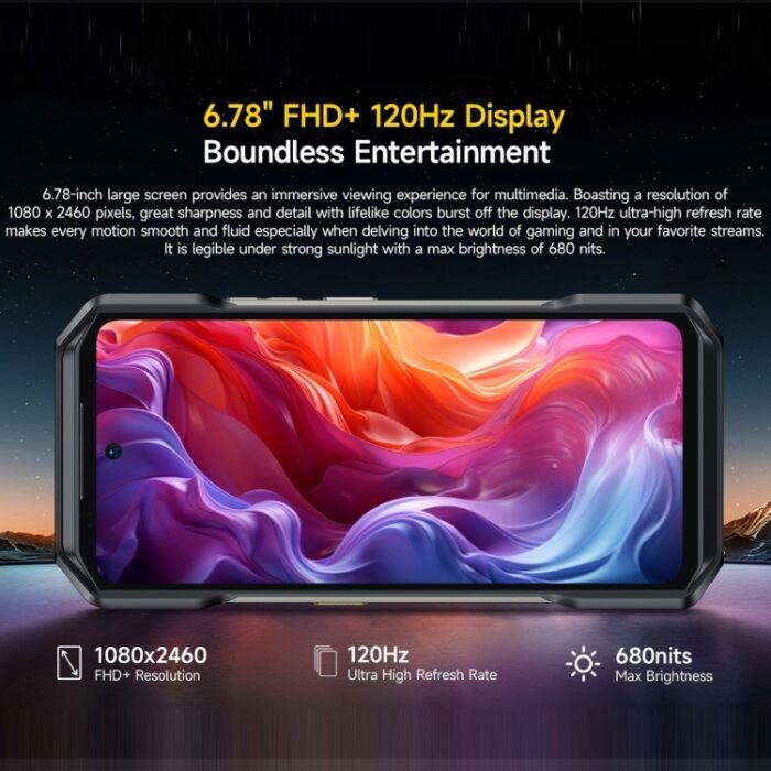 Ulefone Armor 27T Pro Rugged Phone, Thermal Imaging, 12GB+256GB, Night Vision, 10600mAh, 6.78 inch Android 14 MediaTek Dimensity 6300 Octa Core, Network: 5G, NFC, Armor 27T Pro - Image 12