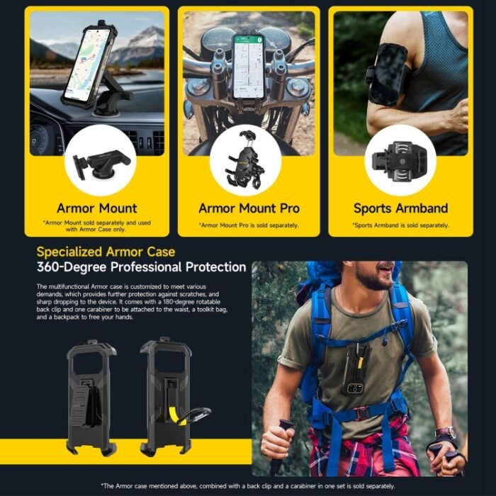 Ulefone Armor 27T Pro Rugged Phone, Thermal Imaging, 12GB+256GB, Night Vision, 10600mAh, 6.78 inch Android 14 MediaTek Dimensity 6300 Octa Core, Network: 5G, NFC, Armor 27T Pro - Image 14