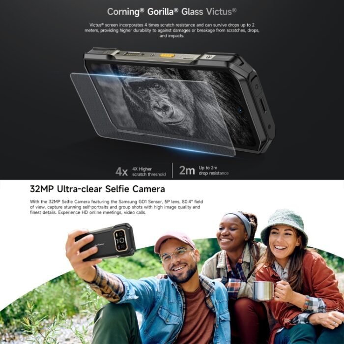 Ulefone Armor 27T Pro Rugged Phone, Thermal Imaging, 12GB+256GB, Night Vision, 10600mAh, 6.78 inch Android 14 MediaTek Dimensity 6300 Octa Core, Network: 5G, NFC, Armor 27T Pro - Image 8