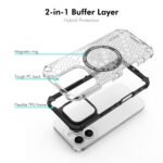 ENKAY Hat-Prince Honeycomb MagSafe Shockproof Phone Case with Large Arc Edge Film, For iPhone 16 Pro Max, For iPhone 16 Pro, For iPhone 16 Plus, For iPhone 16 - Image 3
