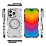 ENKAY Hat-Prince Honeycomb MagSafe Shockproof Phone Case with Large Arc Edge Film, For iPhone 16 Pro Max, For iPhone 16 Pro, For iPhone 16 Plus, For iPhone 16 - Image 7